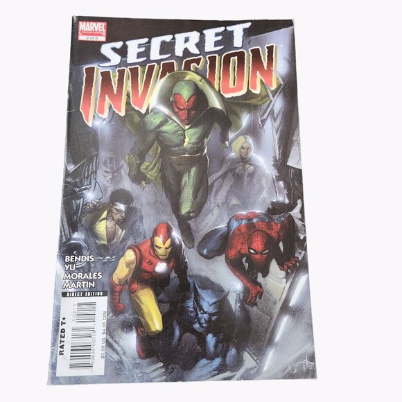 Marvel Secret Invasion #2 2008 Comic Book Collector Bagged Boarded - Picture 1 of 3
